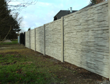 Montáž betonového plotu – Horní Bříza Montáž betonového plotu – Horní Bříza